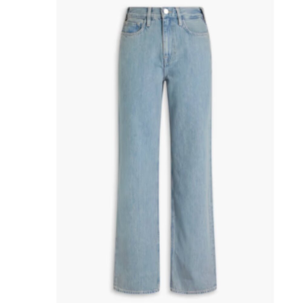 Le Jane high-rise straight-leg jeans by FRAME